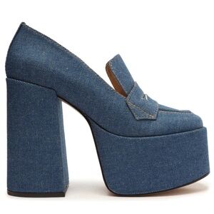 Schultz Viola Casual Platform Pump - New with box - denim